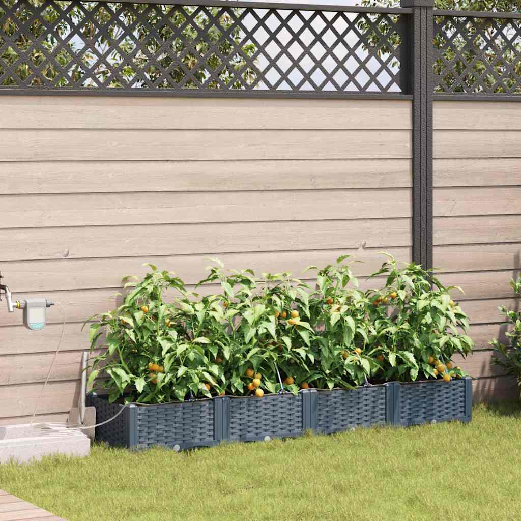 Garden Planter 3 Pcs Pp