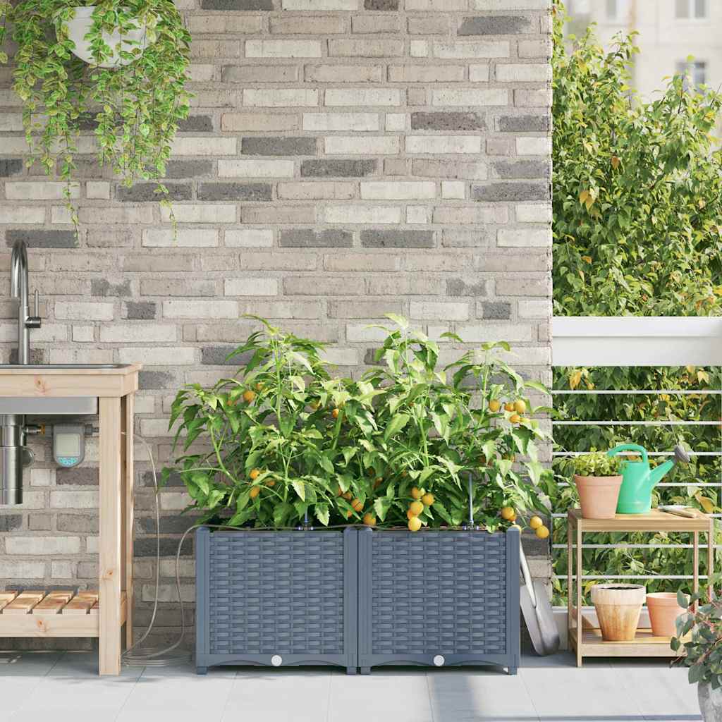 Garden Planter 3 Pcs Pp