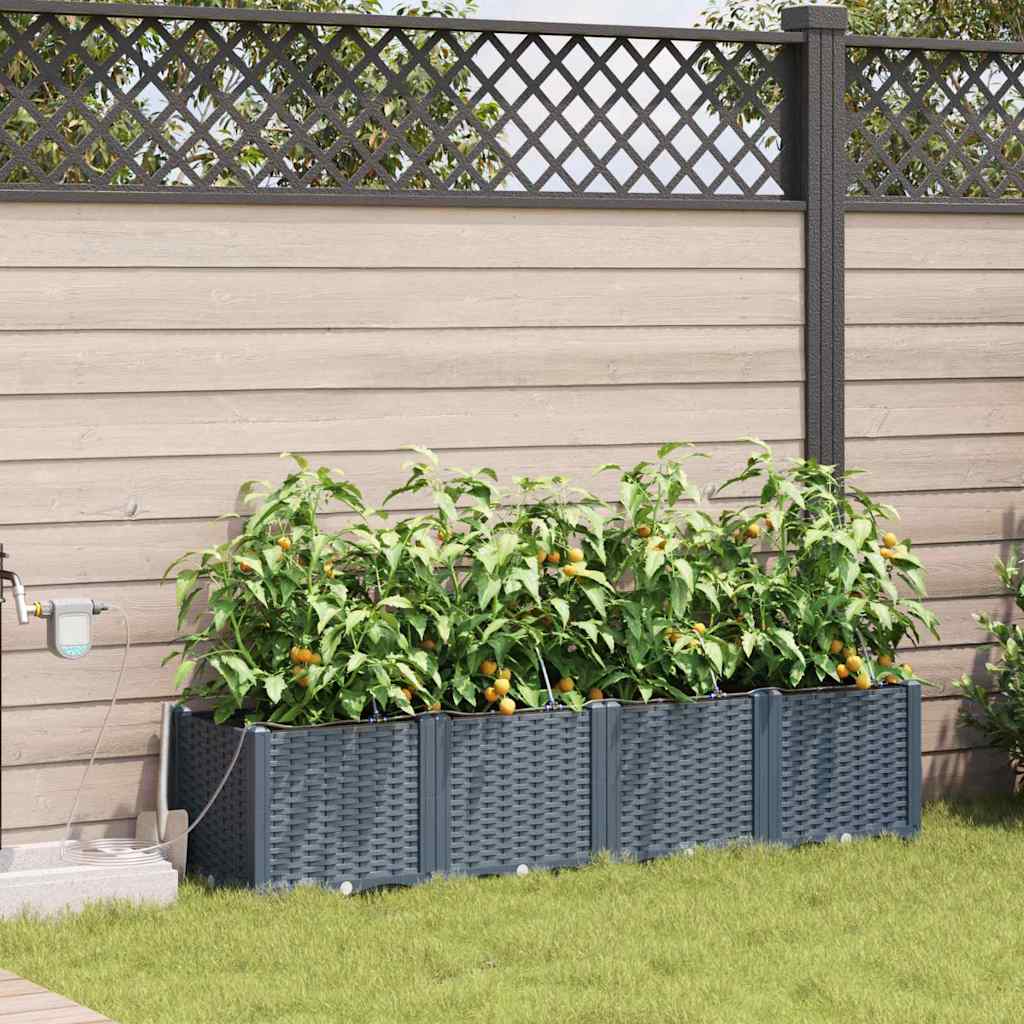 Garden Planter 3 Pcs Pp