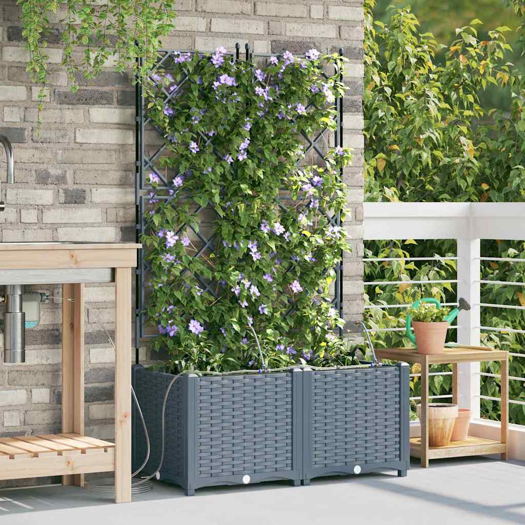 Garden Planter 3 Pcs Pp