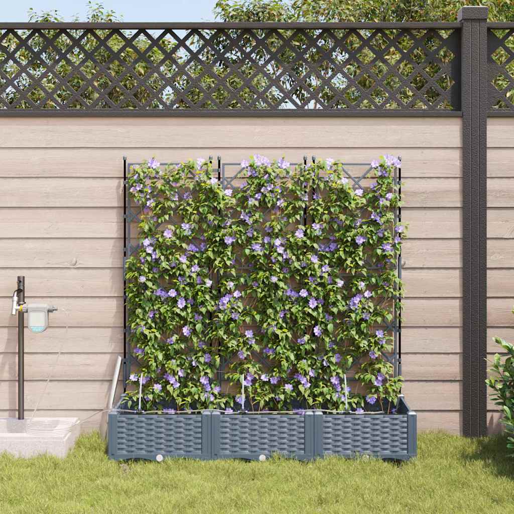 Garden Planter 3 Pcs Pp