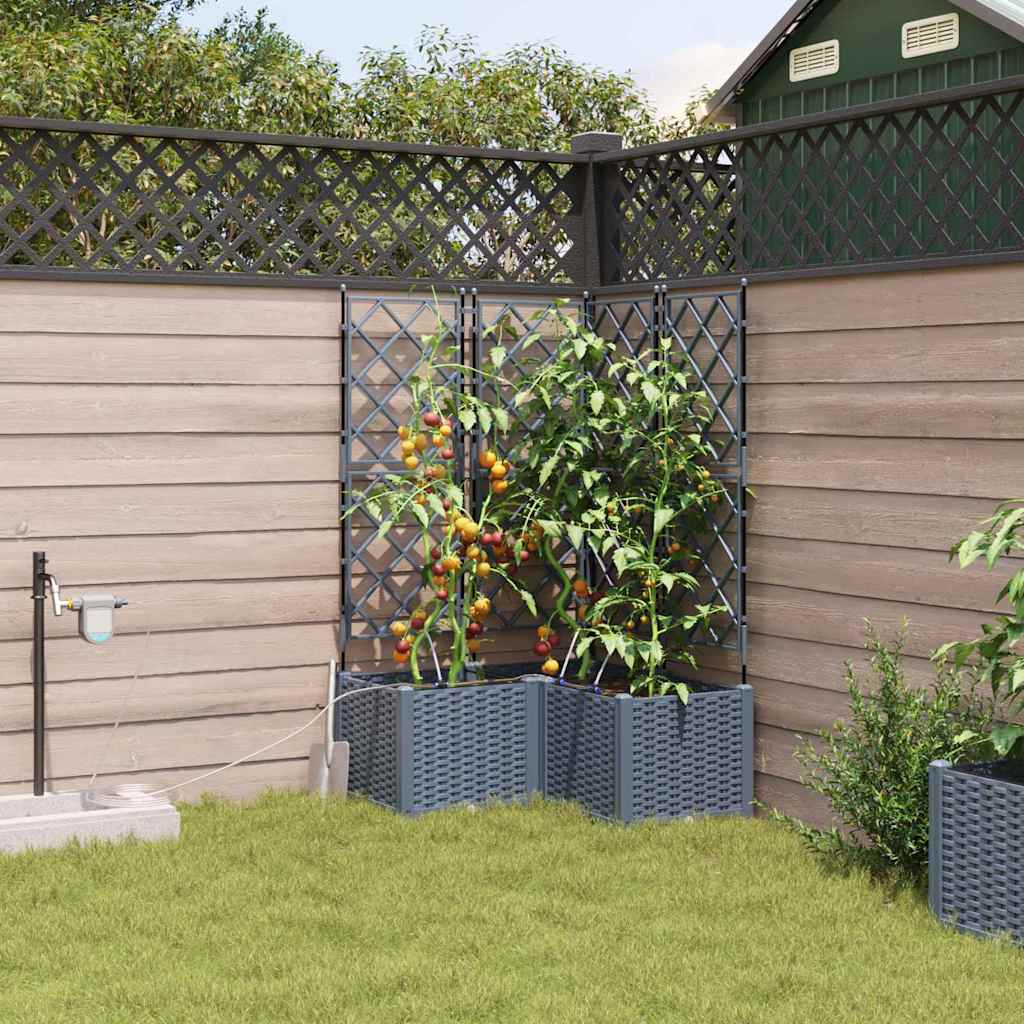 Garden Planter 3 Pcs Pp