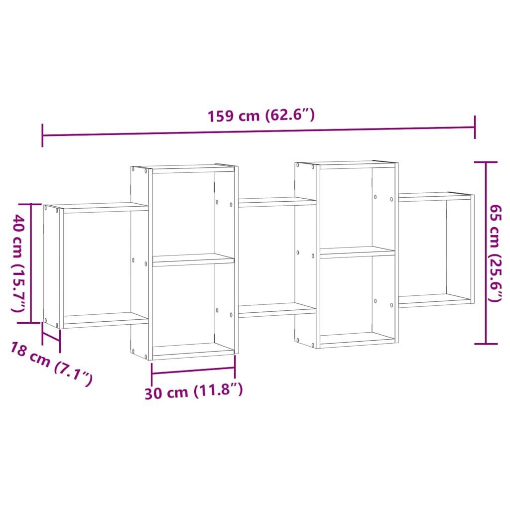 Wall Shelf Engineered Wood