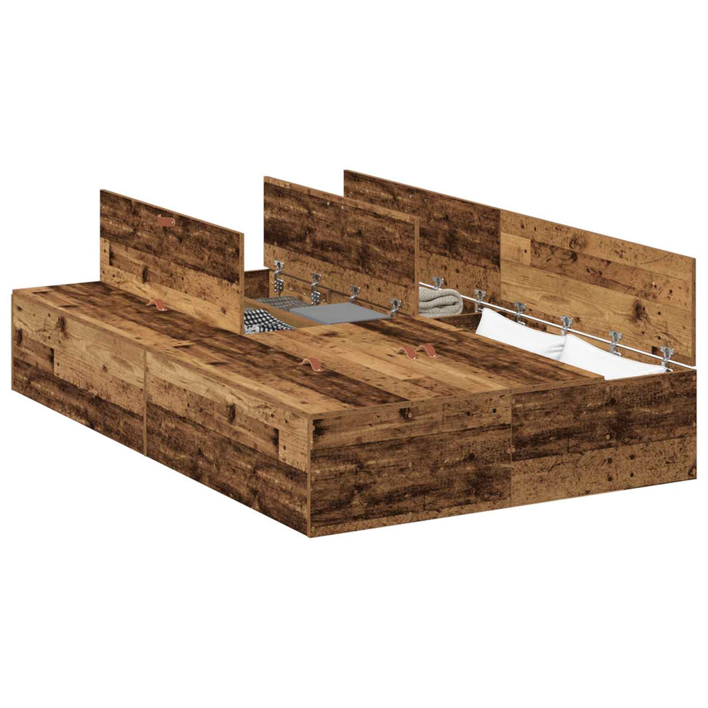 Storage Bed Frame Engineered Wood