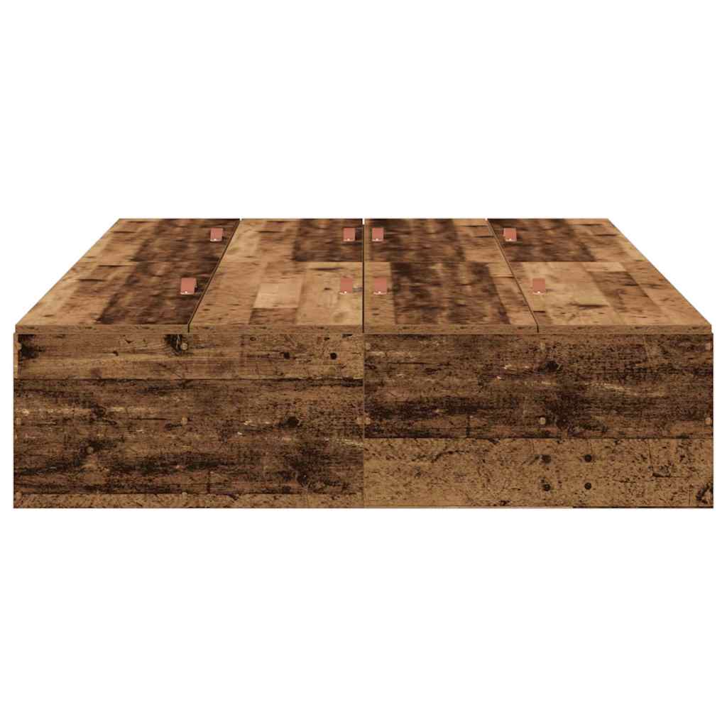Storage Bed Frame Engineered Wood