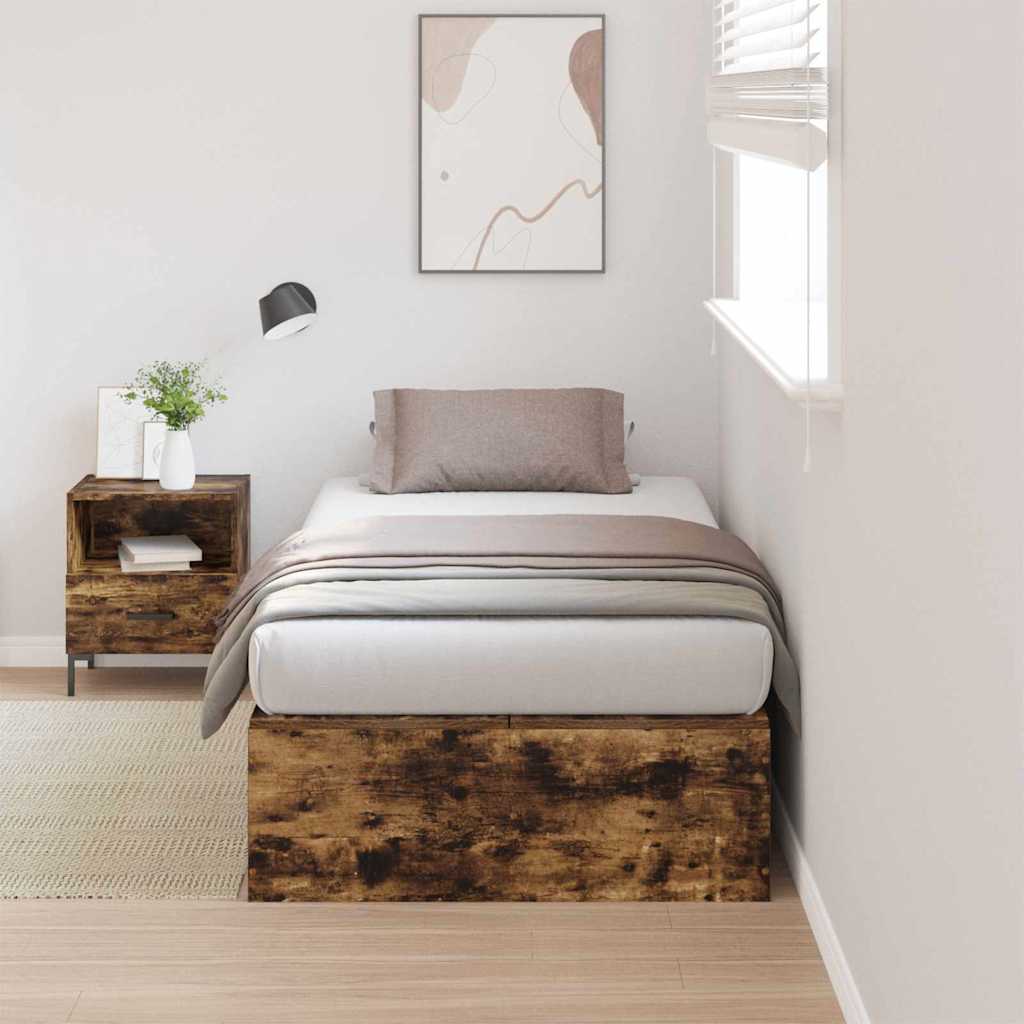 Storage Bed Frame Engineered Wood