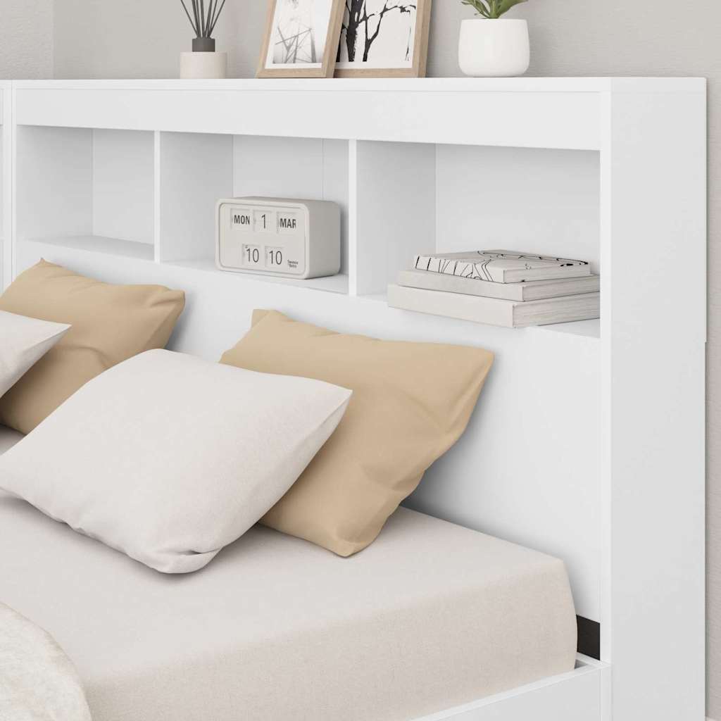 Bookcase Bed With Headboard Engineered Wood