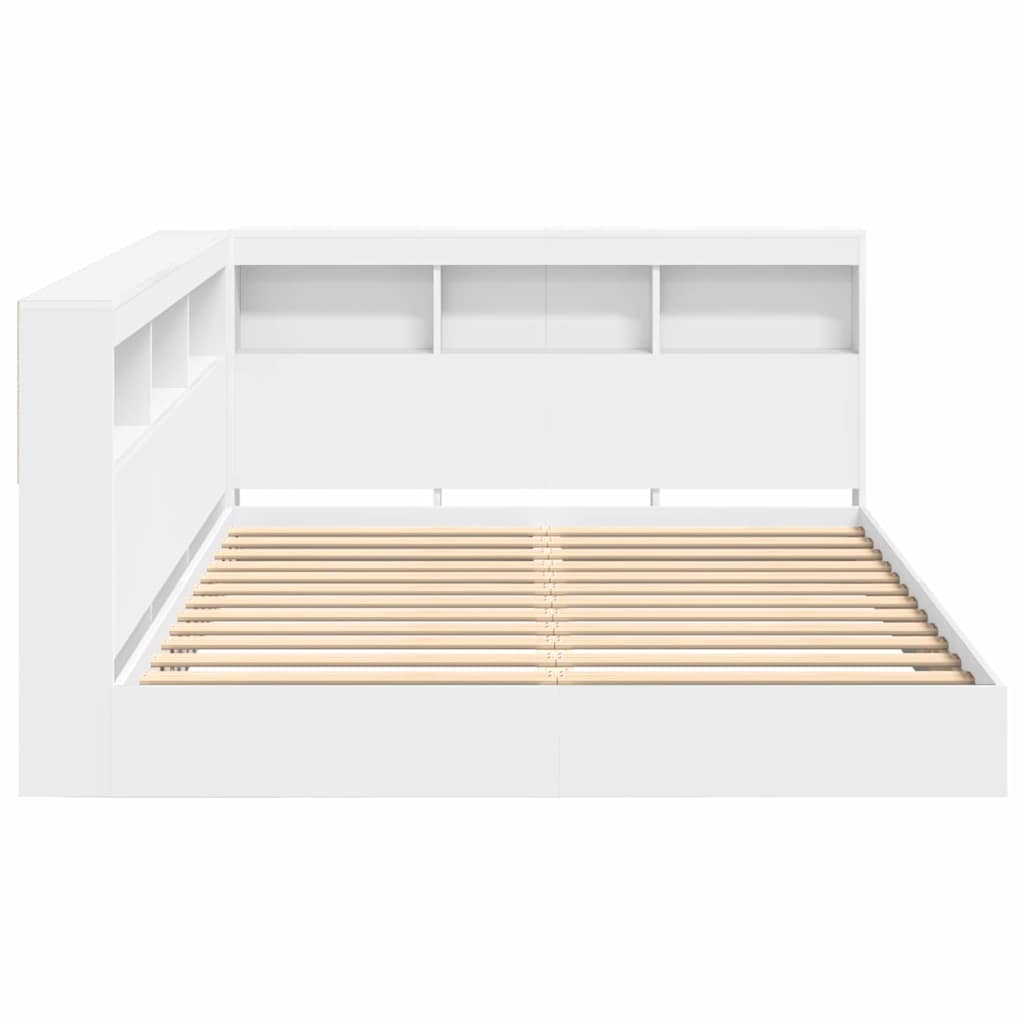Bookcase Bed With Headboard Engineered Wood
