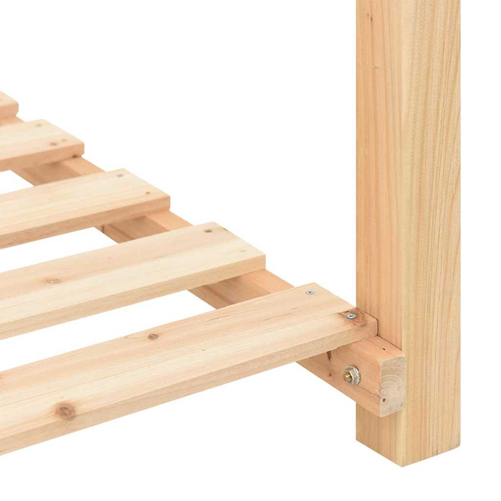 Garden Planter Beige Solid Fir Wood