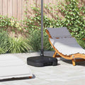 Parasol Base Black 45 X 45 X 29.5 Cm High-Density Polyethylene