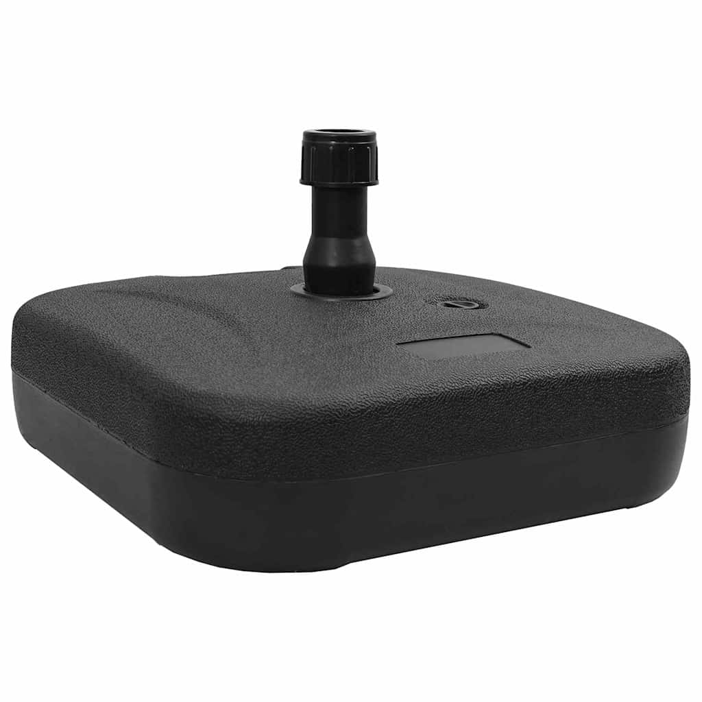 Parasol Base Black 45 X 45 X 29.5 Cm High-Density Polyethylene