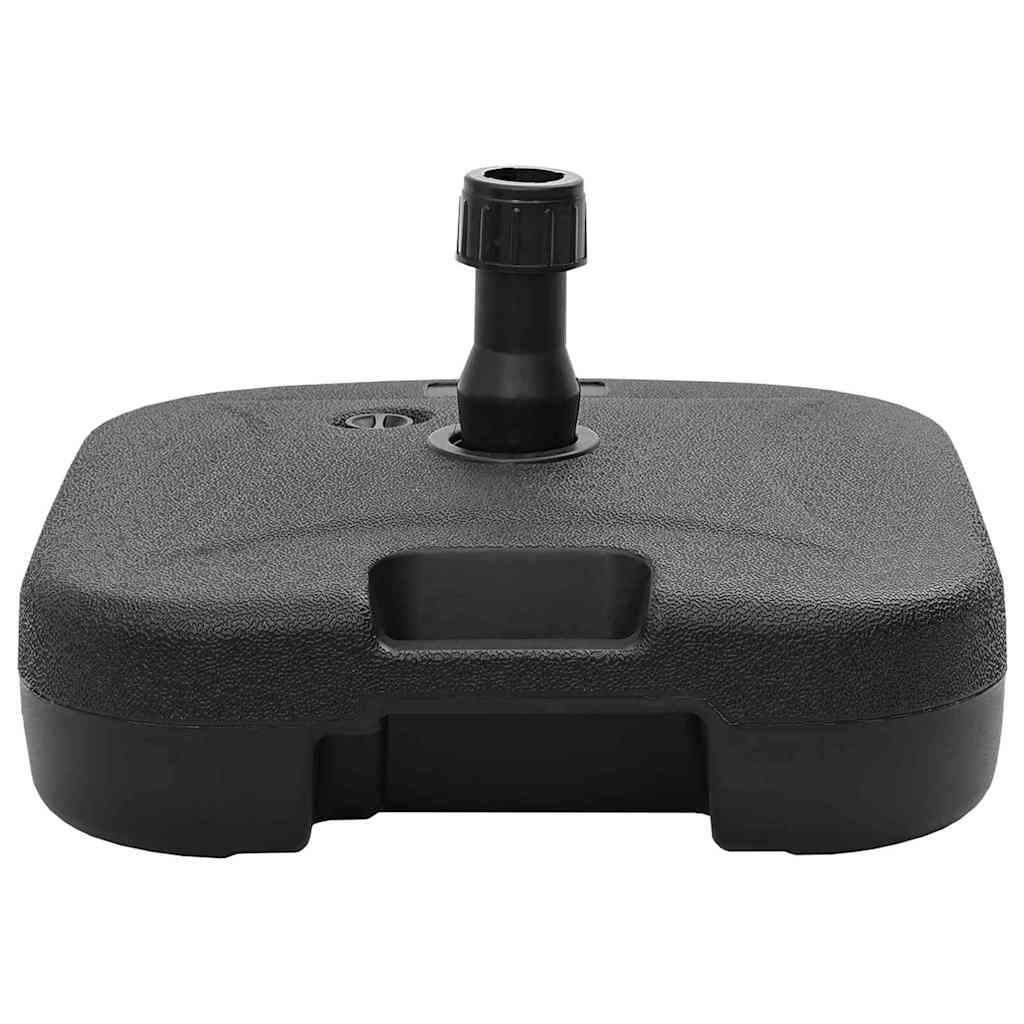 Parasol Base Black 45 X 45 X 29.5 Cm High-Density Polyethylene