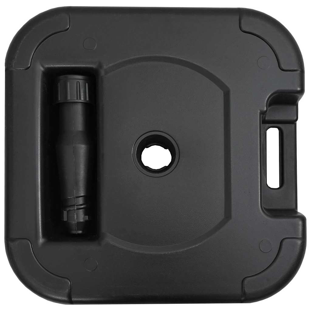 Parasol Base Black 45 X 45 X 29.5 Cm High-Density Polyethylene