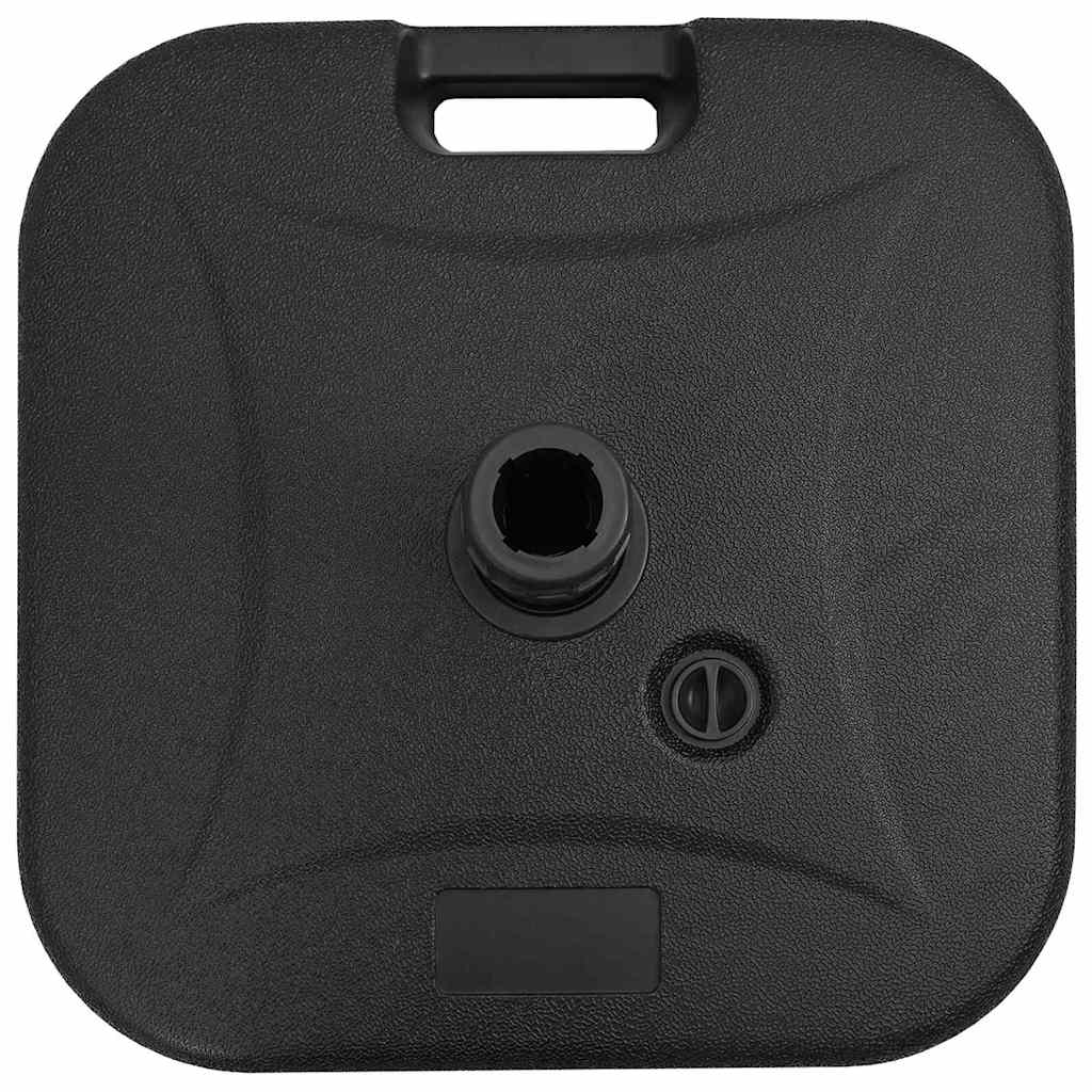 Parasol Base Black 45 X 45 X 29.5 Cm High-Density Polyethylene
