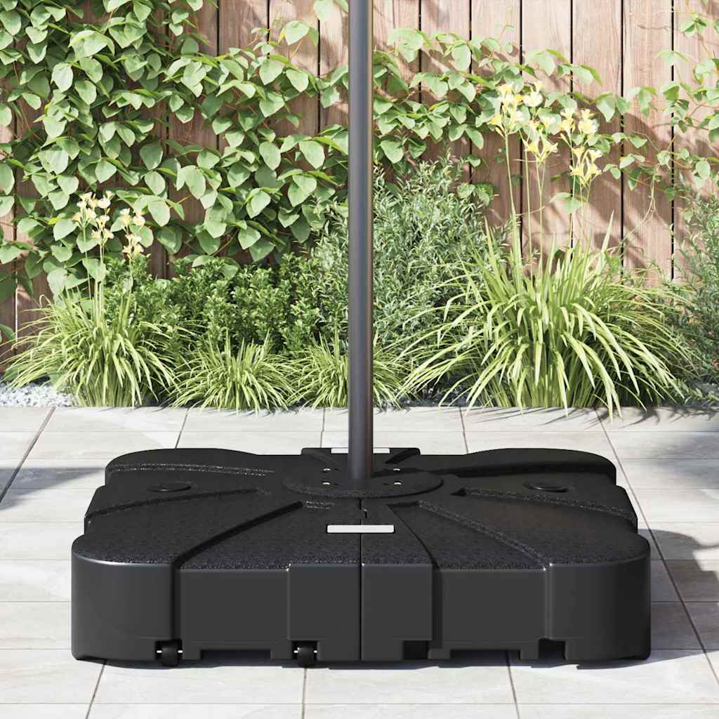 Cantilever Umbrella Base Black 86 X 86 X 19 Cm