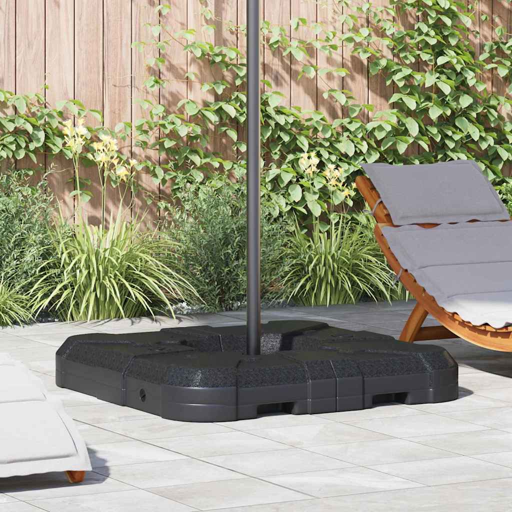 Cantilever Umbrella Base Black 88.5 X 88.5 X 12 Cm