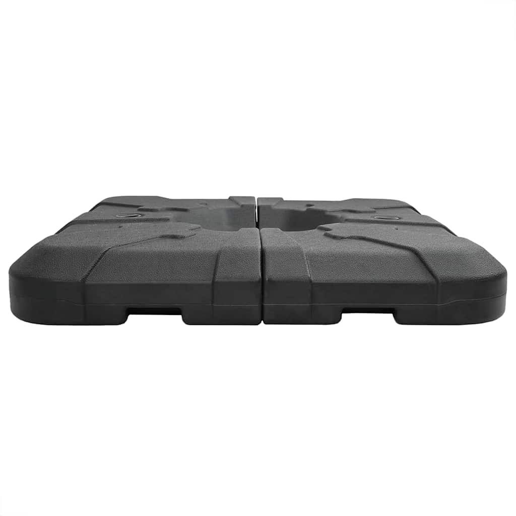 Cantilever Umbrella Base Black 88.5 X 88.5 X 12 Cm