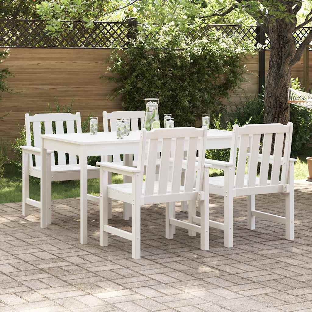 Garden Chair 6 Pcs 65.5 X 59 X 88 Cm Polyethylene