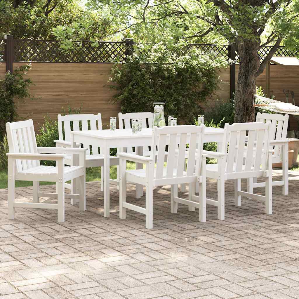 Garden Chair 6 Pcs 65.5 X 59 X 88 Cm Polyethylene