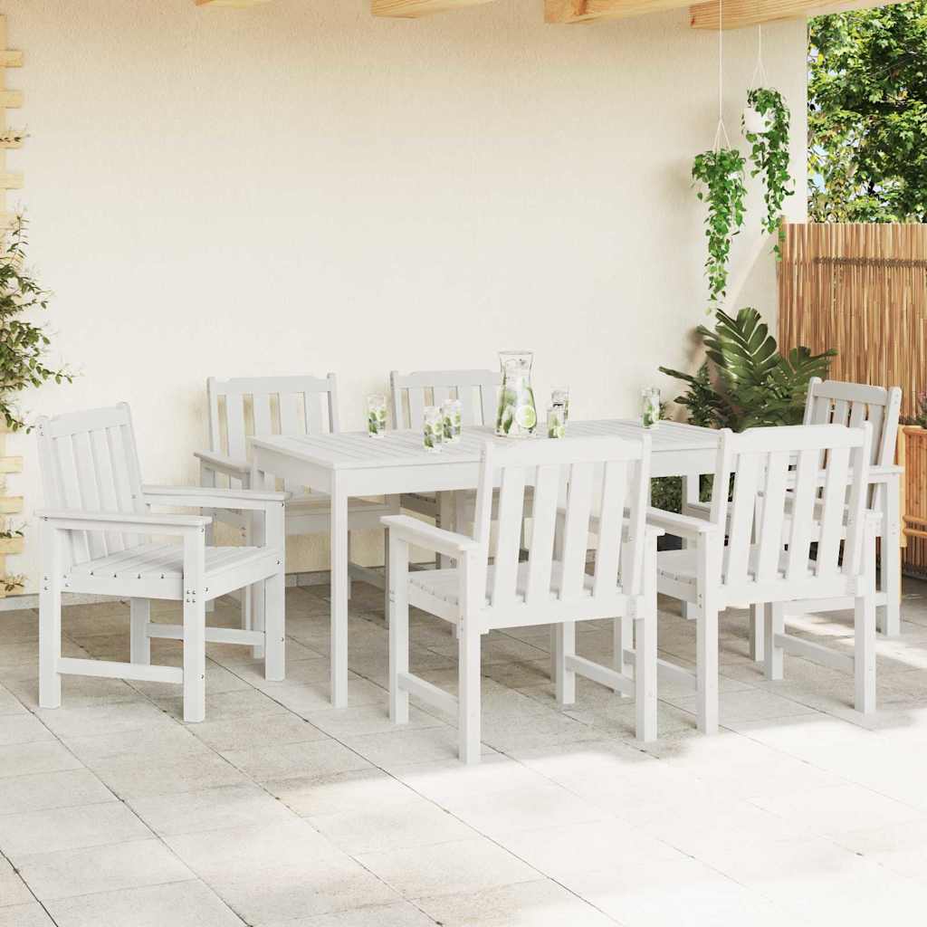 Garden Chair 6 Pcs 65.5 X 59 X 88 Cm Polyethylene