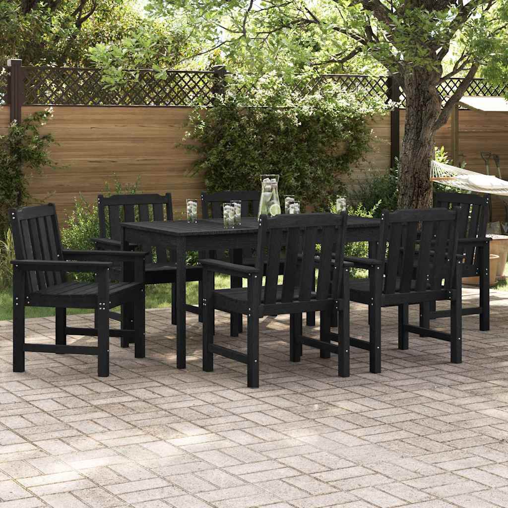 Garden Chair 6 Pcs 65.5 X 59 X 88 Cm Polyethylene