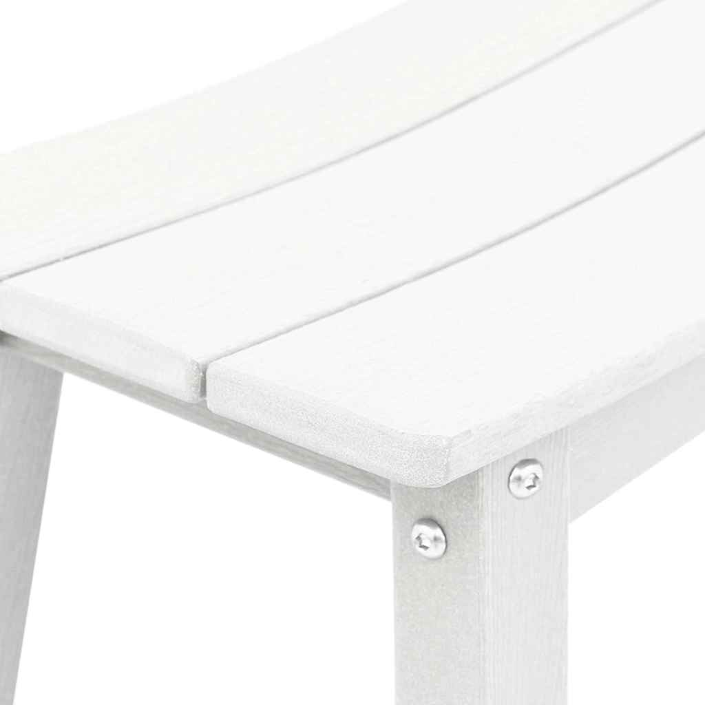 Outdoor Furniture Set Garden Bar 3 Pcs Hdpe White Light Grey Black Removable 55