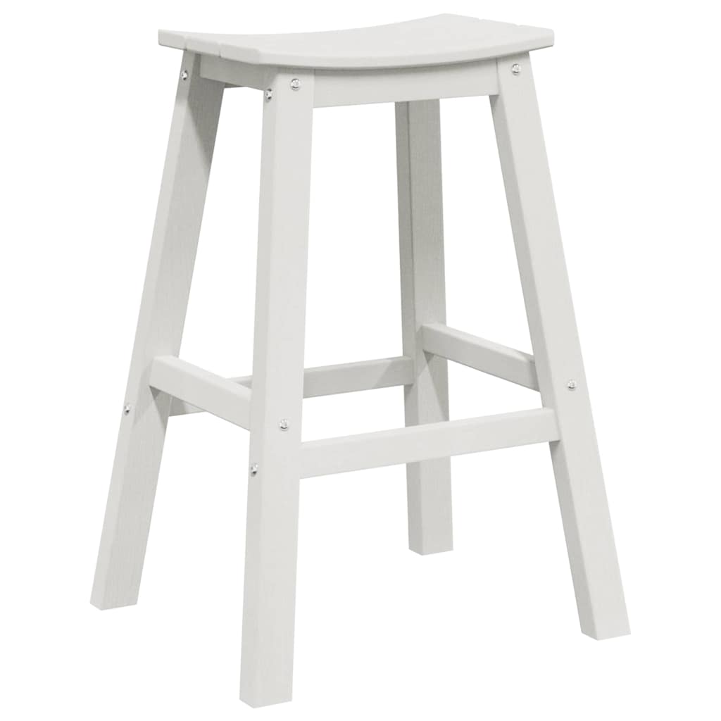Outdoor Furniture Set Garden Bar 3 Pcs Hdpe White Light Grey Black Removable 55