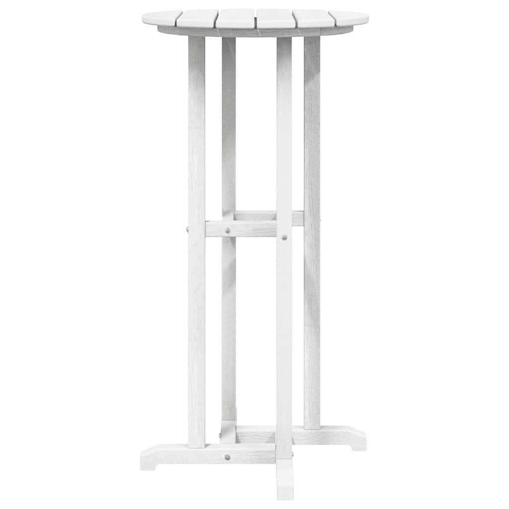 Outdoor Furniture Set Garden Bar 3 Pcs Hdpe White Light Grey Black Removable 55