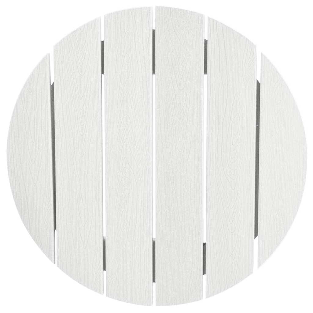 Outdoor Furniture Set Garden Bar 3 Pcs Hdpe White Light Grey Black Removable 55