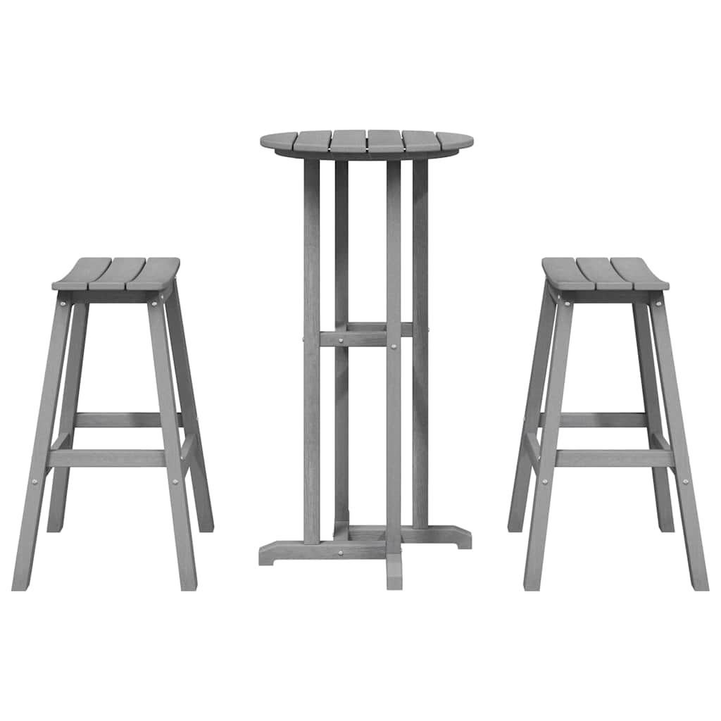 Garden Bar Set 3 Pcs Hdpe