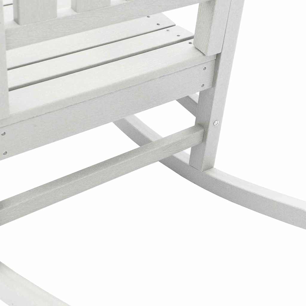 Outdoor Chair Rocking 3 Pcs Polyethylene White Light Grey Black Navy Blue 92 Cm