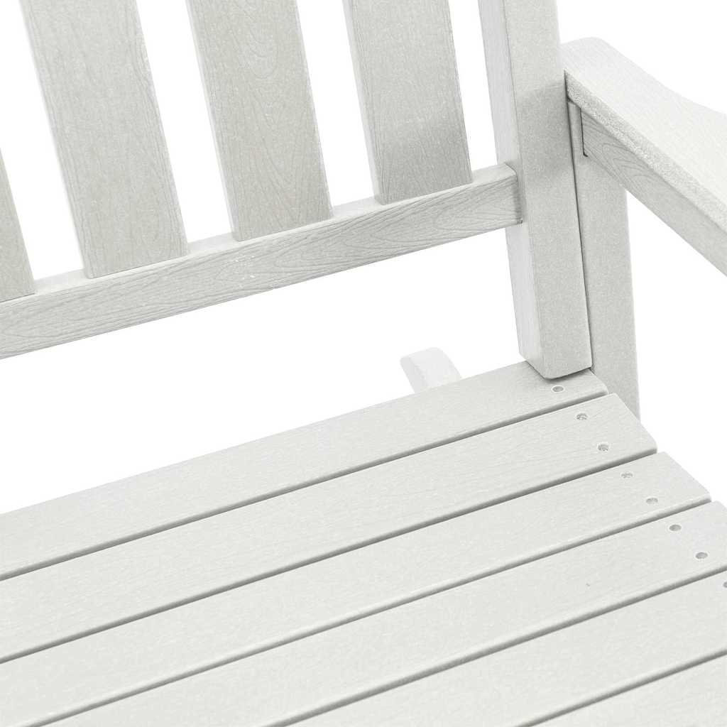 Outdoor Chair Rocking 3 Pcs Polyethylene White Light Grey Black Navy Blue 92 Cm