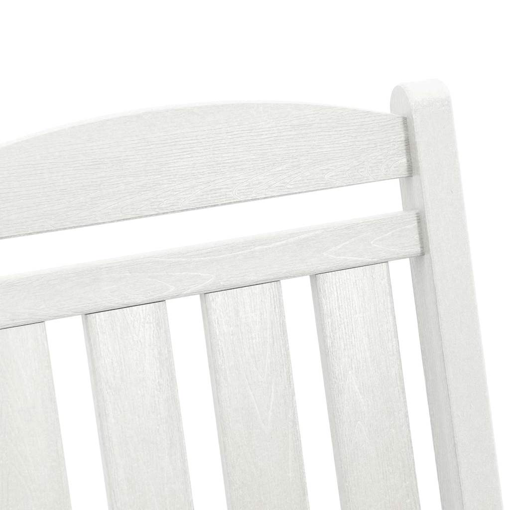 Outdoor Chair Rocking 3 Pcs Polyethylene White Light Grey Black Navy Blue 92 Cm