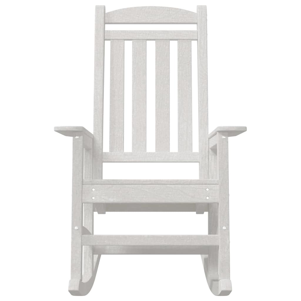 Outdoor Chair Rocking 3 Pcs Polyethylene White Light Grey Black Navy Blue 92 Cm