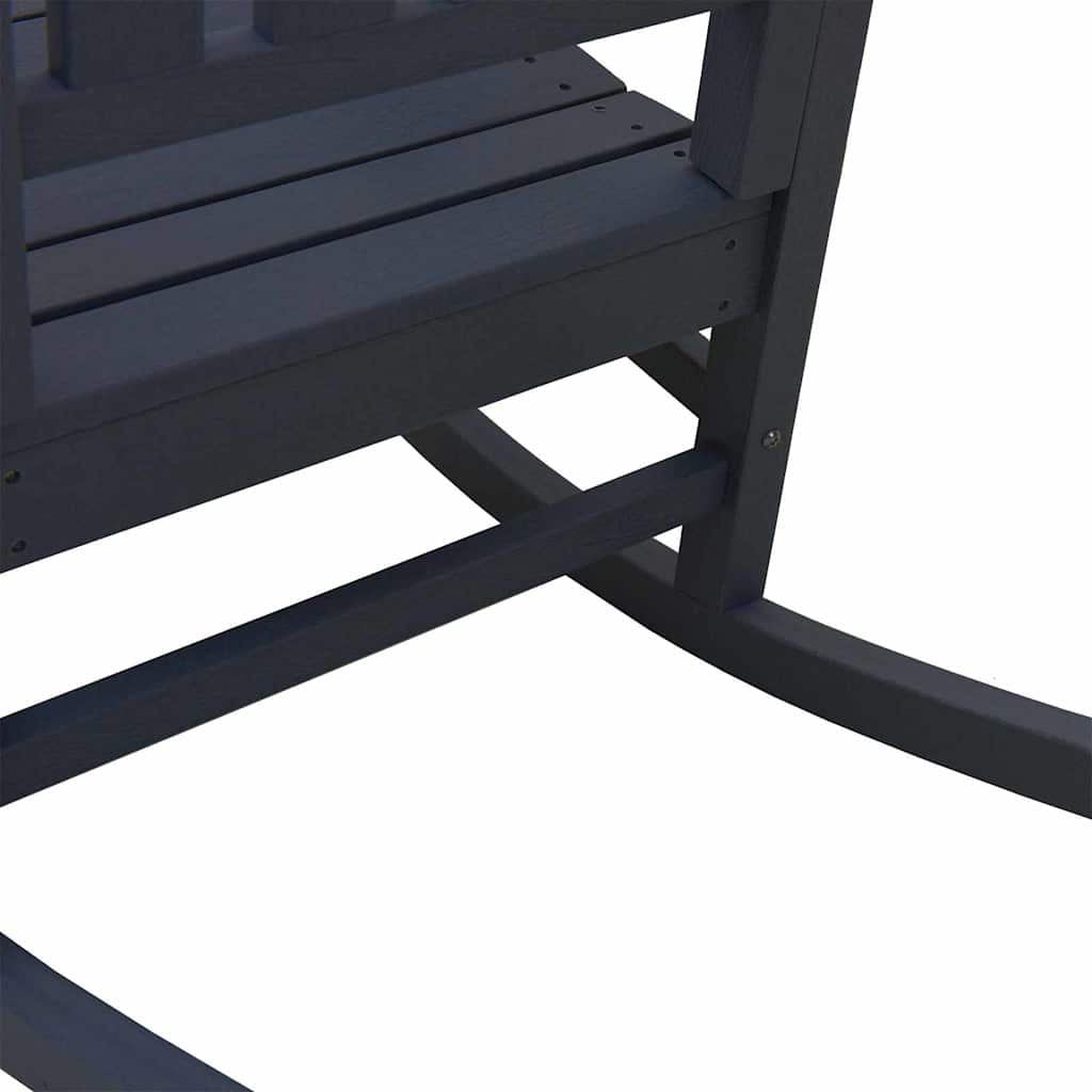 Outdoor Chair Rocking 3 Pcs Polyethylene White Light Grey Black Navy Blue 92 Cm