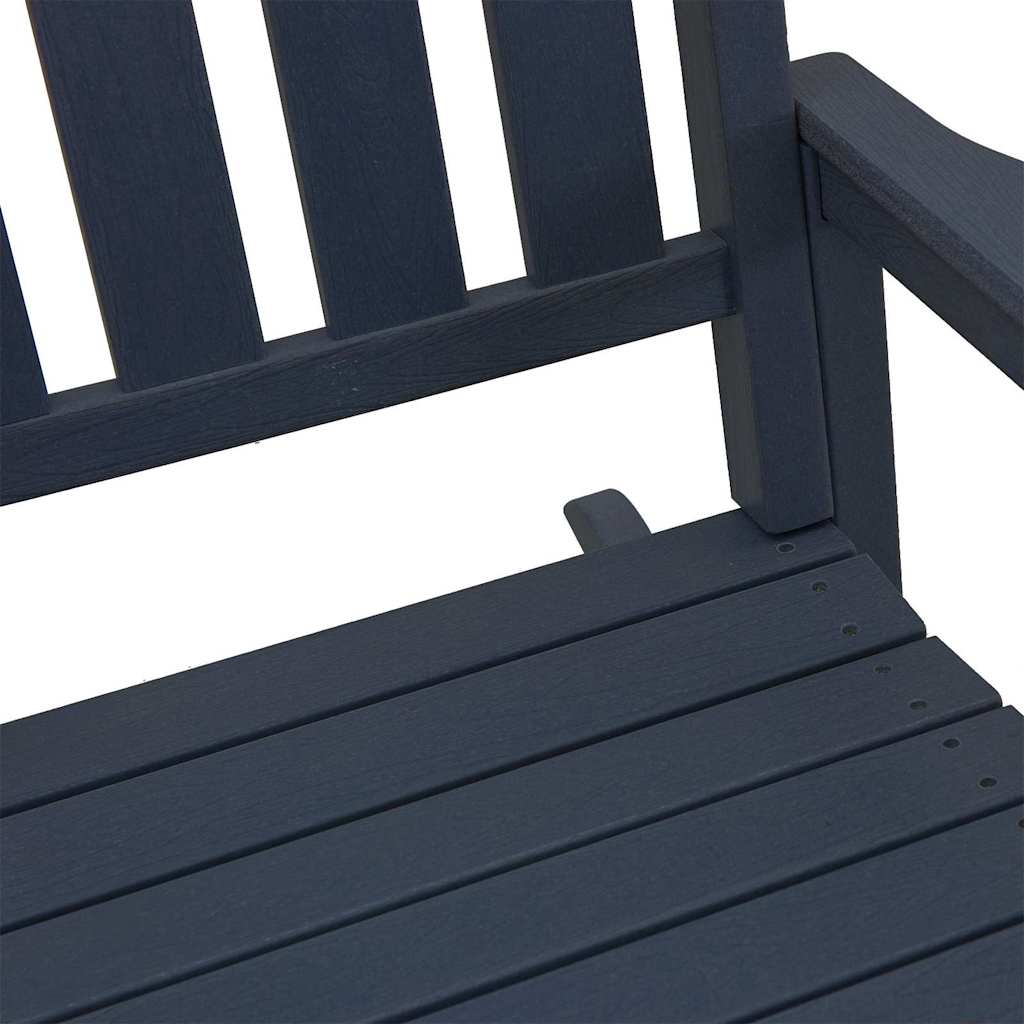 Outdoor Chair Rocking 3 Pcs Polyethylene White Light Grey Black Navy Blue 92 Cm
