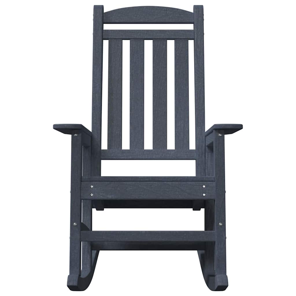 Outdoor Chair Rocking 3 Pcs Polyethylene White Light Grey Black Navy Blue 92 Cm