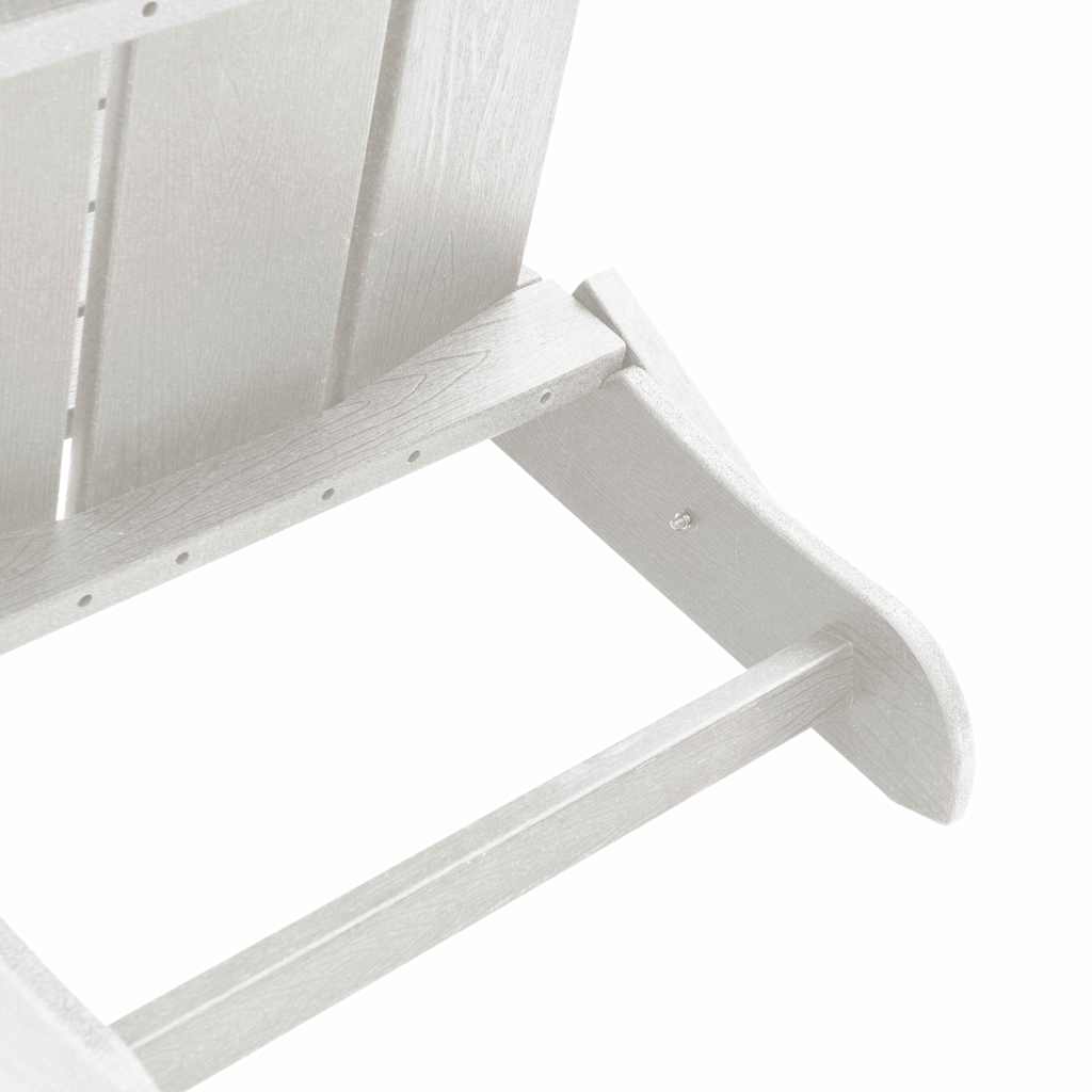 Outdoor Chair Garden 3 Pcs 80.5 X 74.5 92 Cm Polyethylene Black Light Grey White