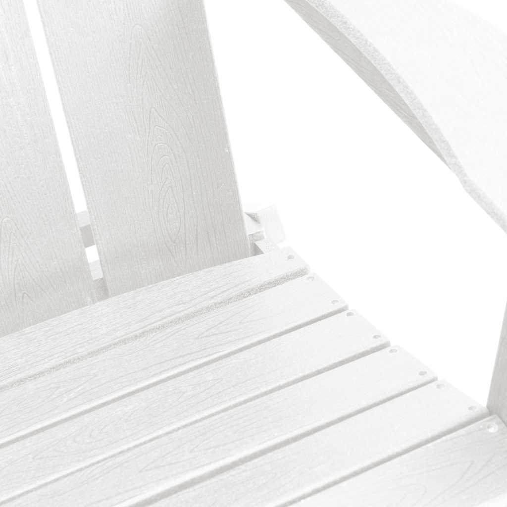Outdoor Chair Garden 3 Pcs 80.5 X 74.5 92 Cm Polyethylene Black Light Grey White