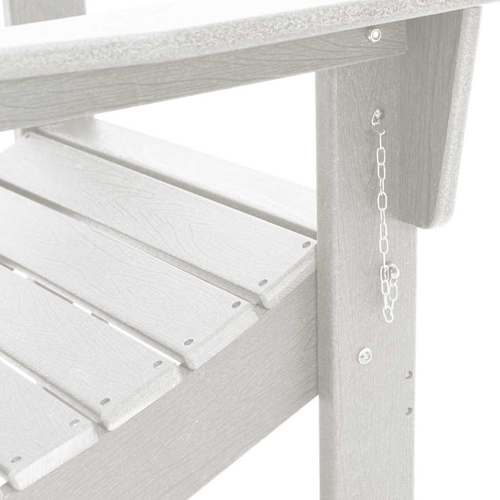 Outdoor Chair Garden 3 Pcs 80.5 X 74.5 92 Cm Polyethylene Black Light Grey White