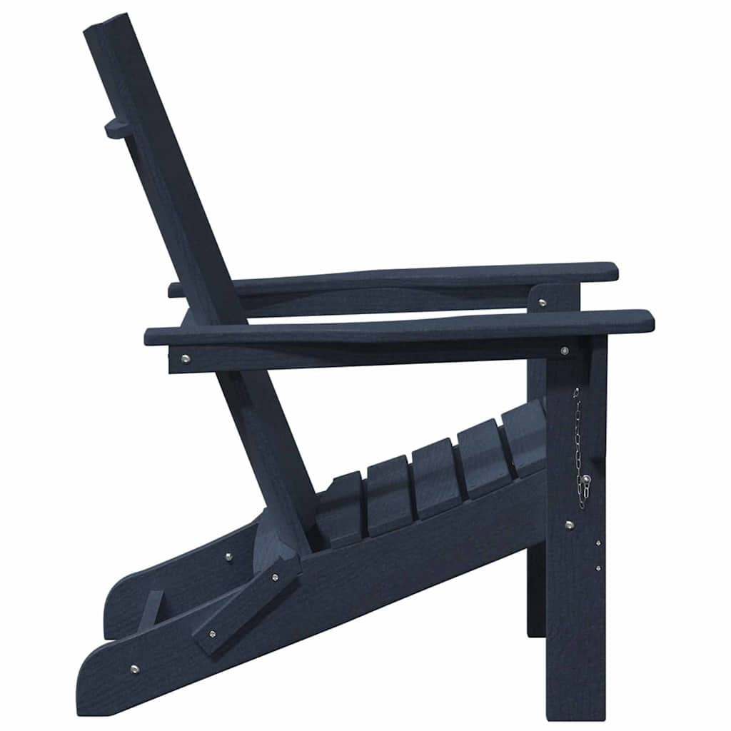 Outdoor Chair Garden 3 Pcs 80.5 X 74.5 92 Cm Polyethylene Black Light Grey White