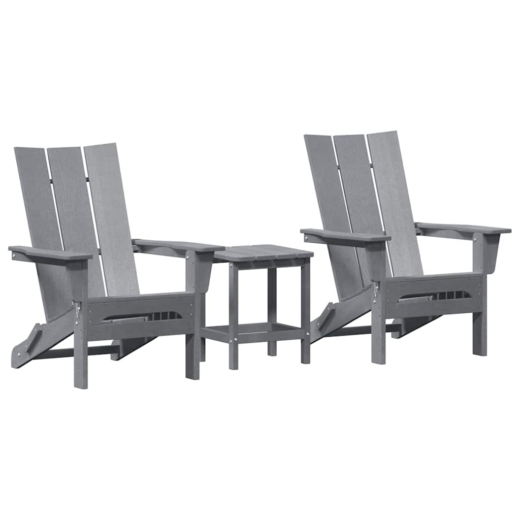 Garden Chair 3 Pcs 80.5 X 74.5 X 92 Cm Polyethylene