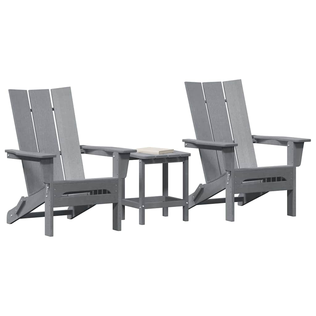 Garden Chair 3 Pcs 80.5 X 74.5 X 92 Cm Polyethylene