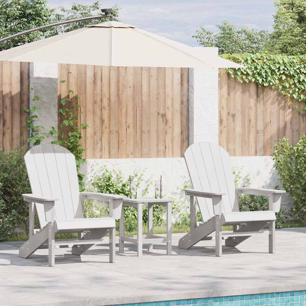 Garden Chair 3 Pcs Polyethylene