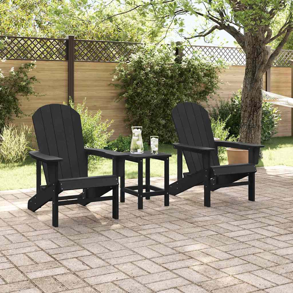 Garden Chair 3 Pcs Polyethylene