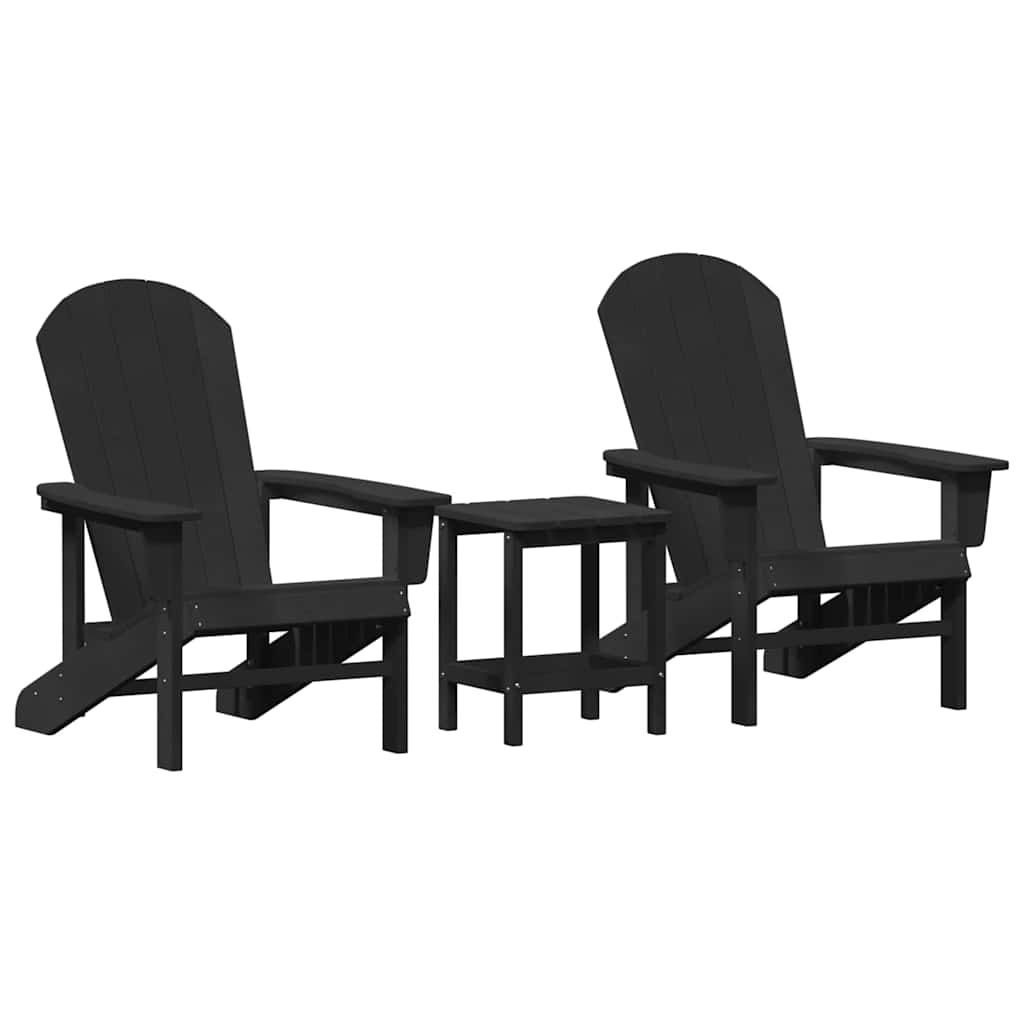 Garden Chair 3 Pcs Polyethylene