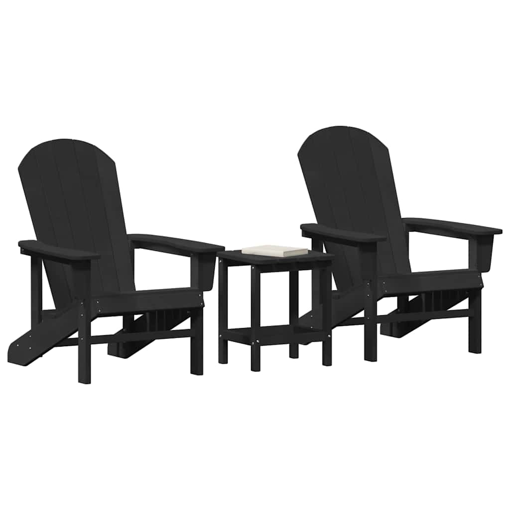 Garden Chair 3 Pcs Polyethylene