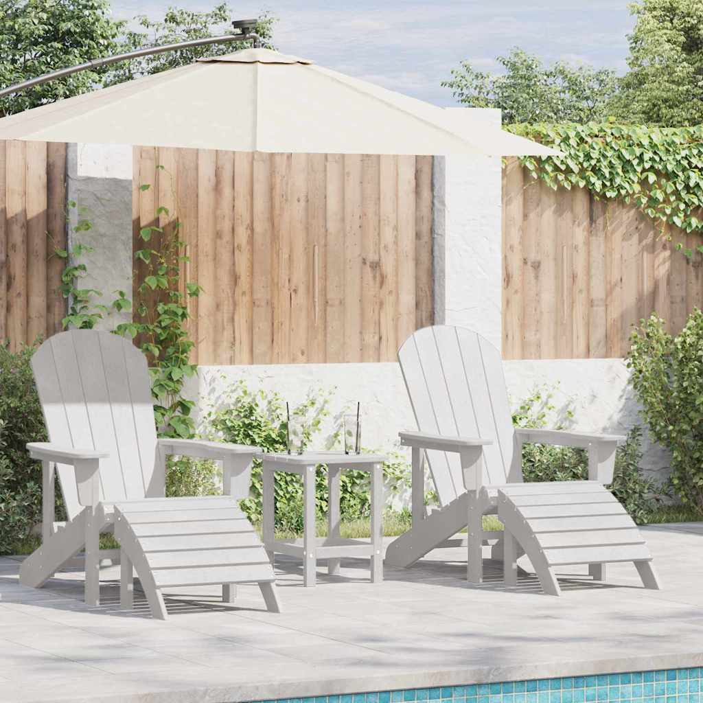 Garden Chair 3 Pcs Polyethylene