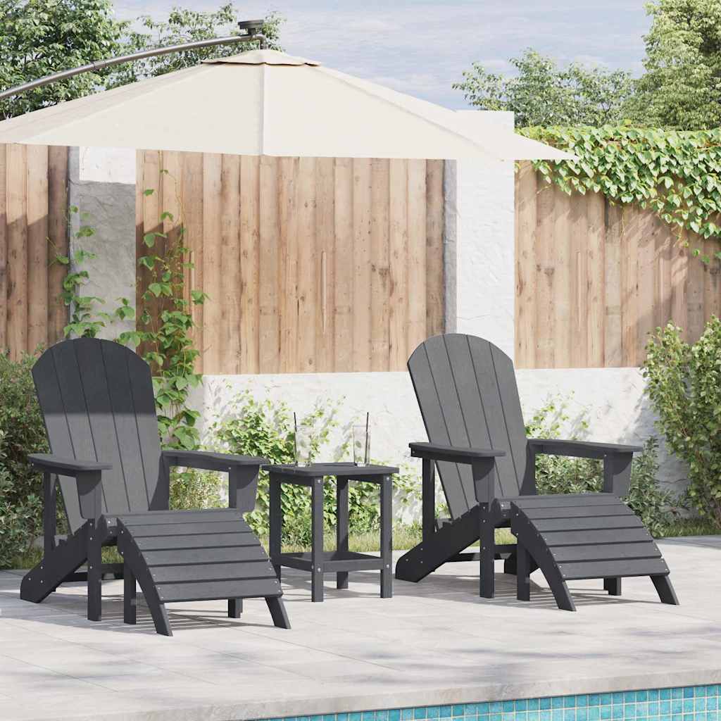 Garden Chair 3 Pcs Polyethylene