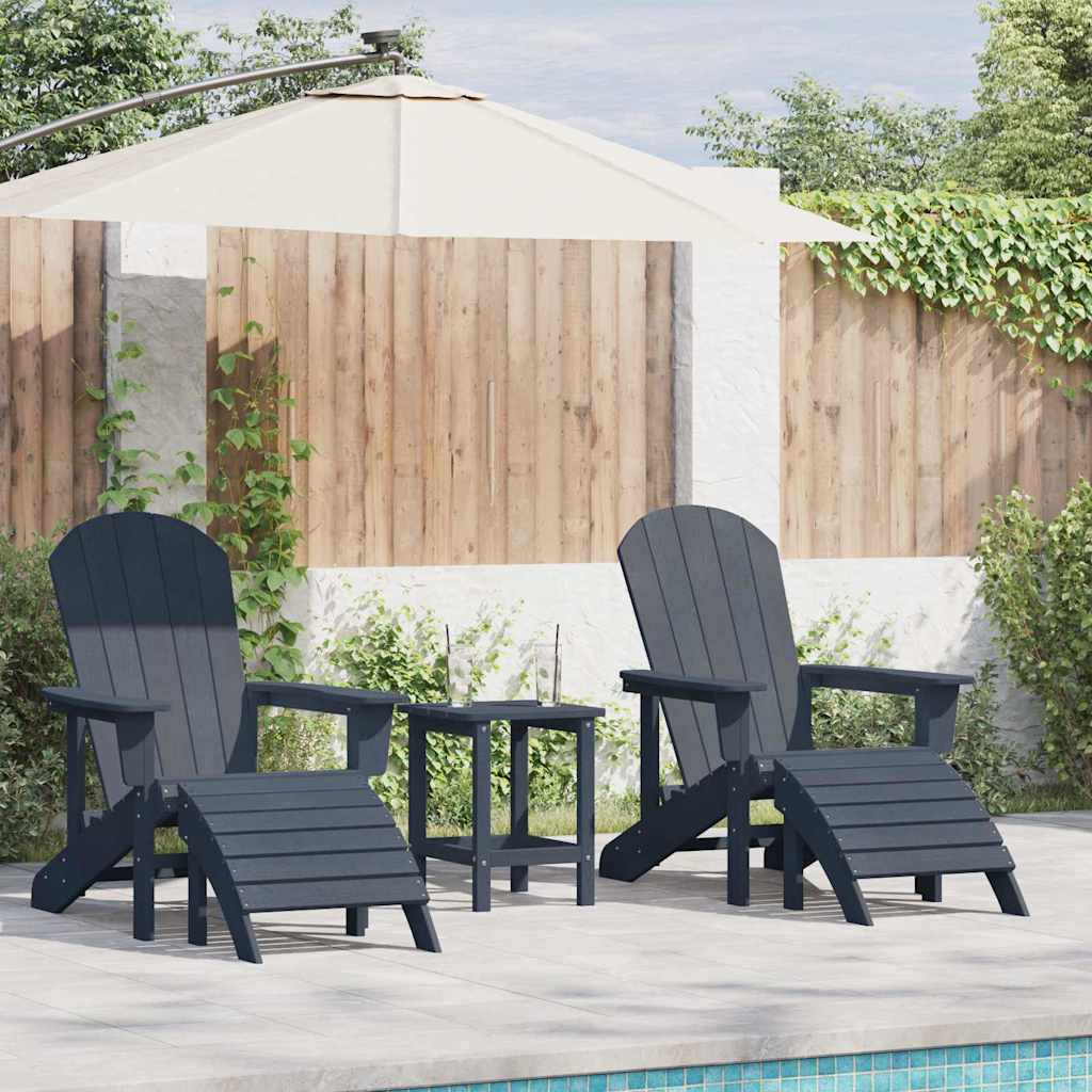 Garden Chair 3 Pcs Polyethylene